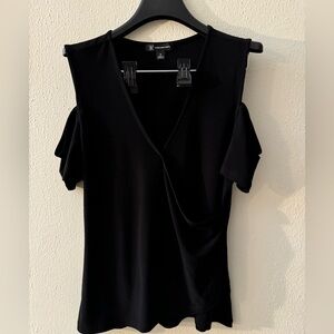 I.N.C. International Concepts Women's Cold-Shoulder V-Neck Top – Size M